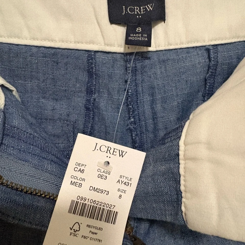 J. Crew Chambray Shorts & Tank Matching Set - Picture 3 of 10